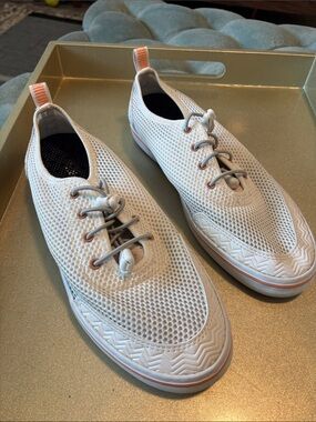 Women’s Xtratuf White Mesh Slip-On Water/Deck Sneakers